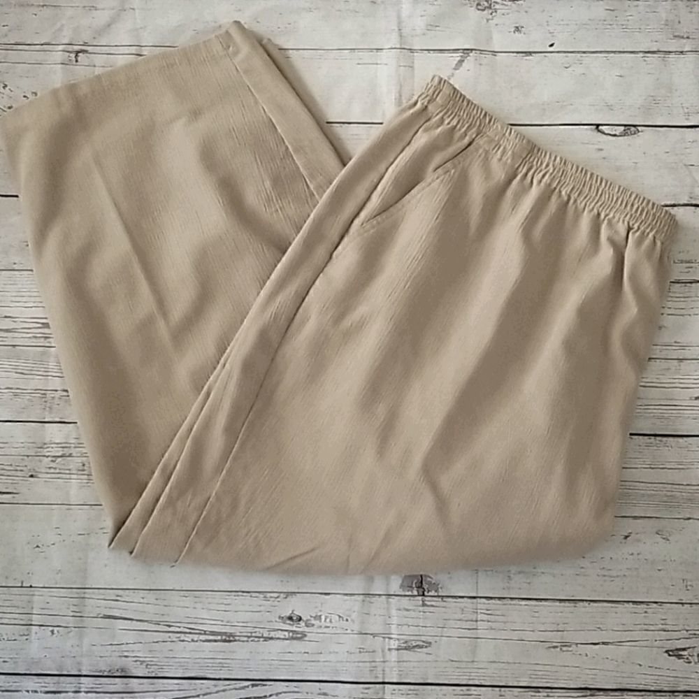 Only Necessities Size 36WP Khaki Slacks